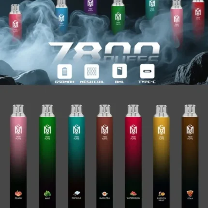 MSO爅嘶 7800口涼暢吸拋棄式電子煙 台灣現貨
